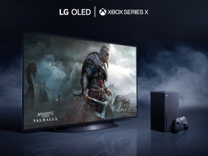 „LG OLED“ televizorius ir X serijos „XBOX“ atskleidžia žaidimo naujos kartos konsole potyrius