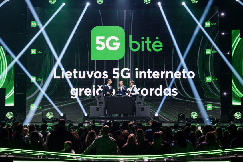 „Bitė“ pasiekė Lietuvos 5G interneto greičio rekordą: net 16 kartų viršija vidutinį interneto greitį