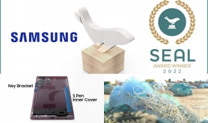 Technologijų gigantui „Samsung“ – apdovanojimas už perdirbto plastiko panaudojimą išmaniuosiuose įrenginiuose